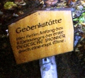 Unbekannter Pionier im Schanzenberg Saarbrücken